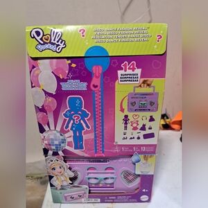 Brand New Polly Pocket Disco Dance Fashion Reveal Playset - Pink and Purple